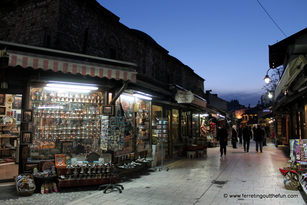 sarajevo at night