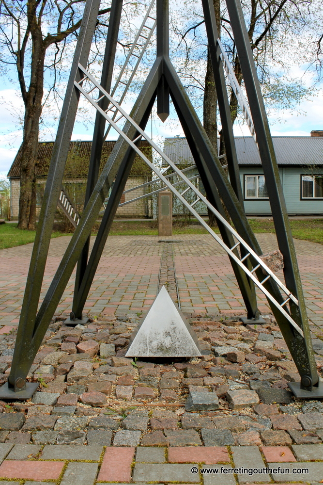 The Struve Geodetic Arc, a UNESCO site in Jekabpils, Latvia
