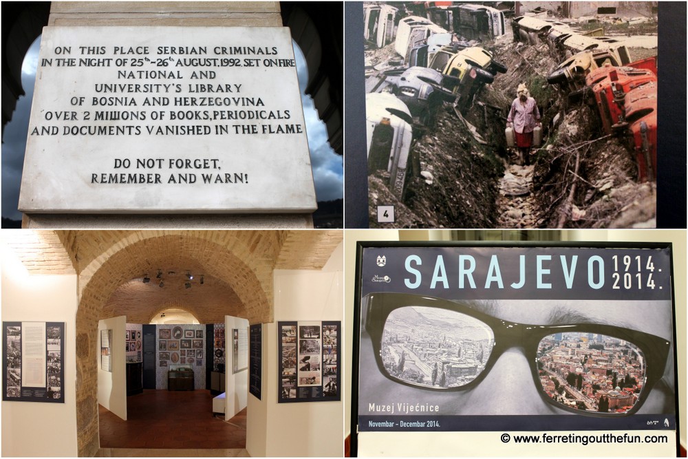 sarajevo city hall exhibit