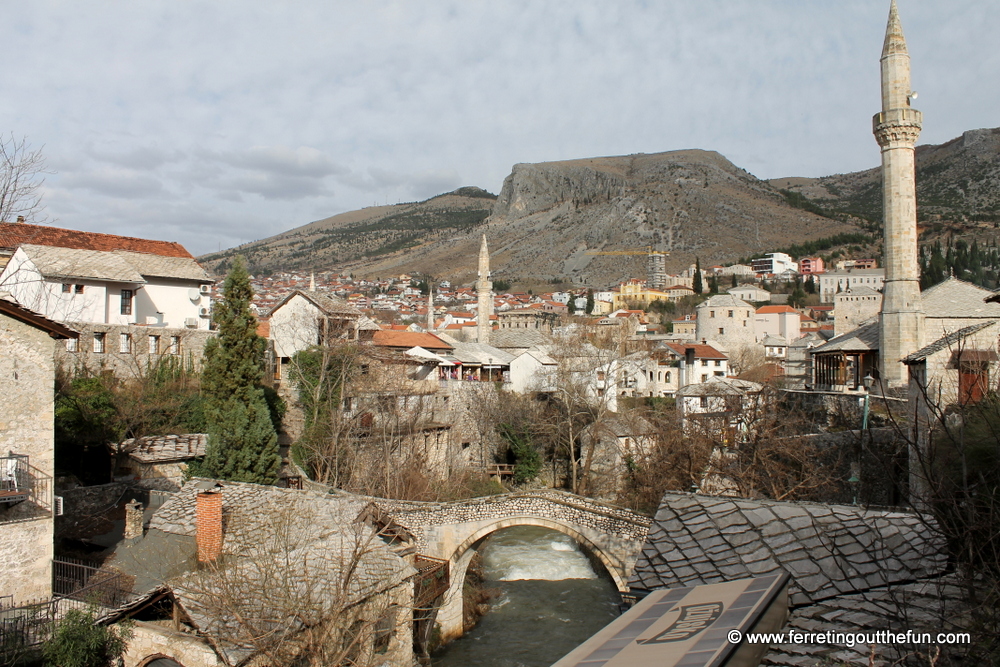 Mostar crooked bridge