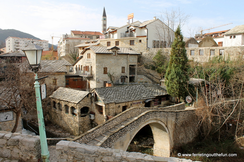 Crooked bridge Mostar