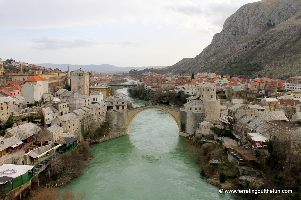 Mostar minaret view