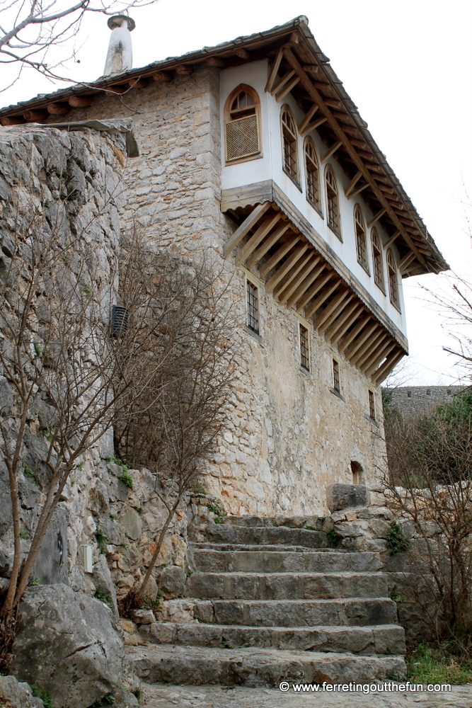 A Turkish style stone house in Pocitelj, Bosnia and Herzegovina
