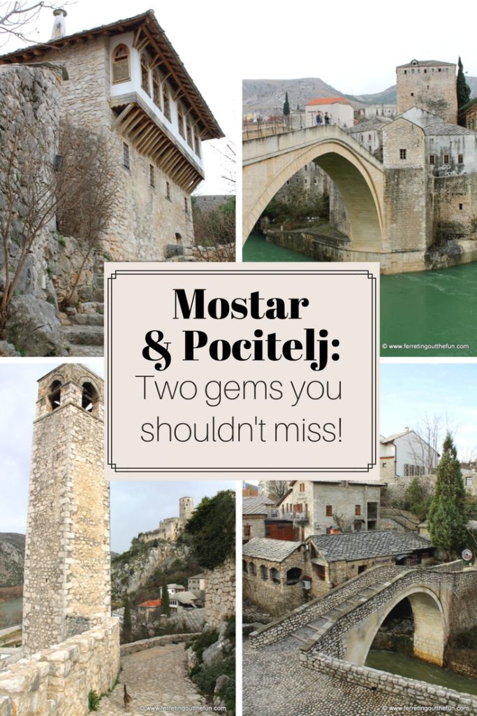 Tips for visiting Mostar and Pocitelj, two towns in Bosnia and Herzegovina you shouldn't miss! #balkans #traveltips