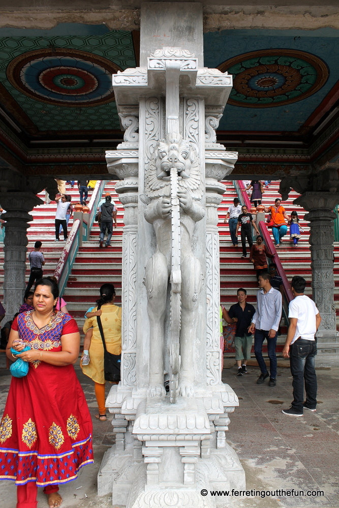 Stairway leading to Batu Caves in Malaysia