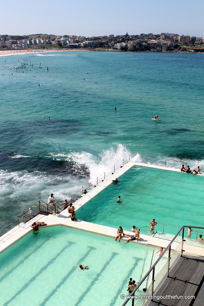 Icebergs swimming pool on Bondi Beach, Sydney