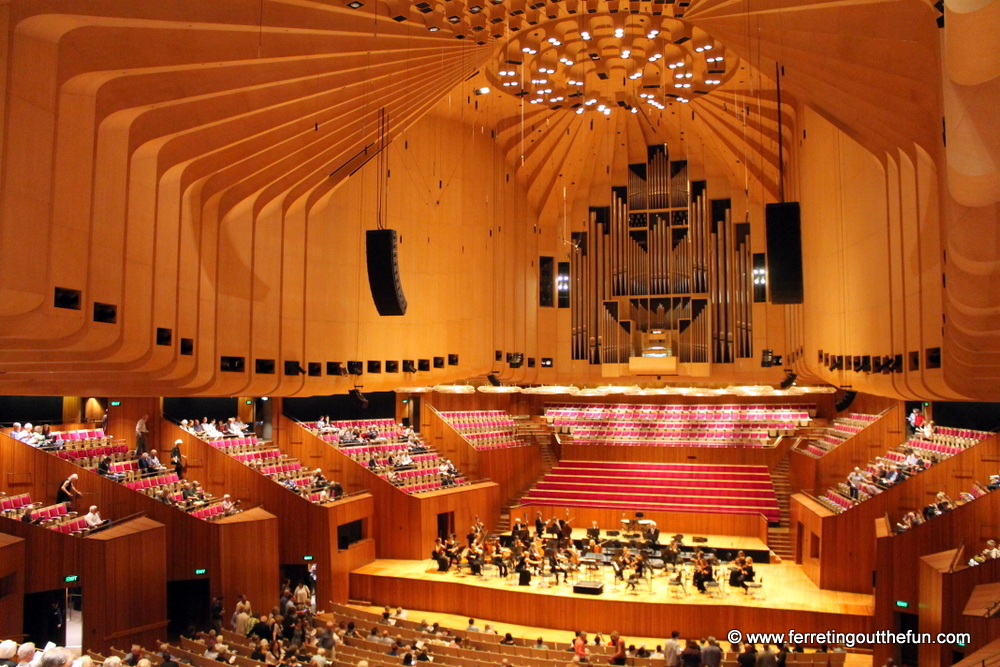 sydney opera house interior