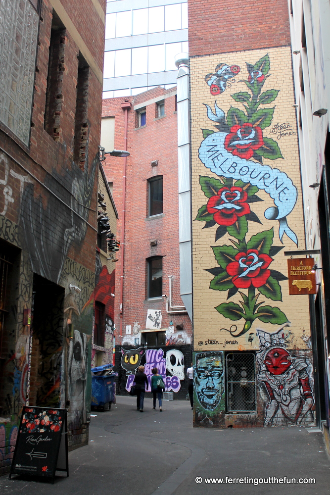 Duckboard Graffiti Walls in Melbourne, Australia