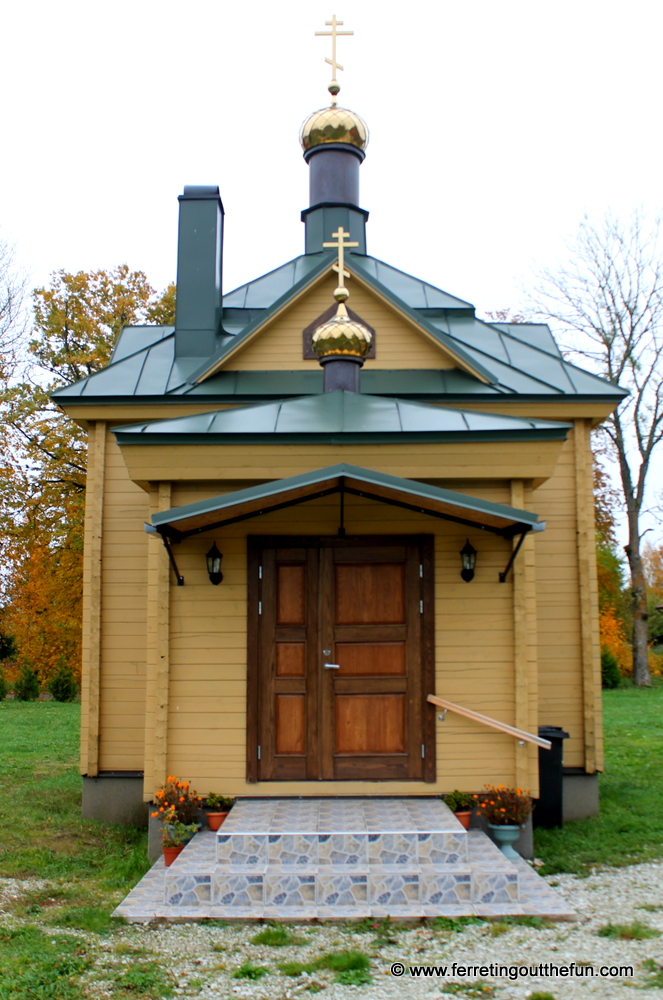 An Old Believer prayer chapel on Lake Peipsi, Estonia