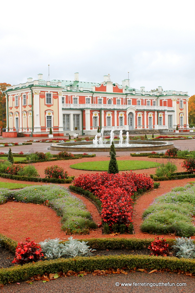 18th century Kadriorg Palace in Estonia