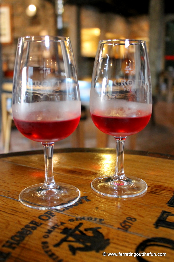 Croft Pink Port tasting in Porto, Portugal