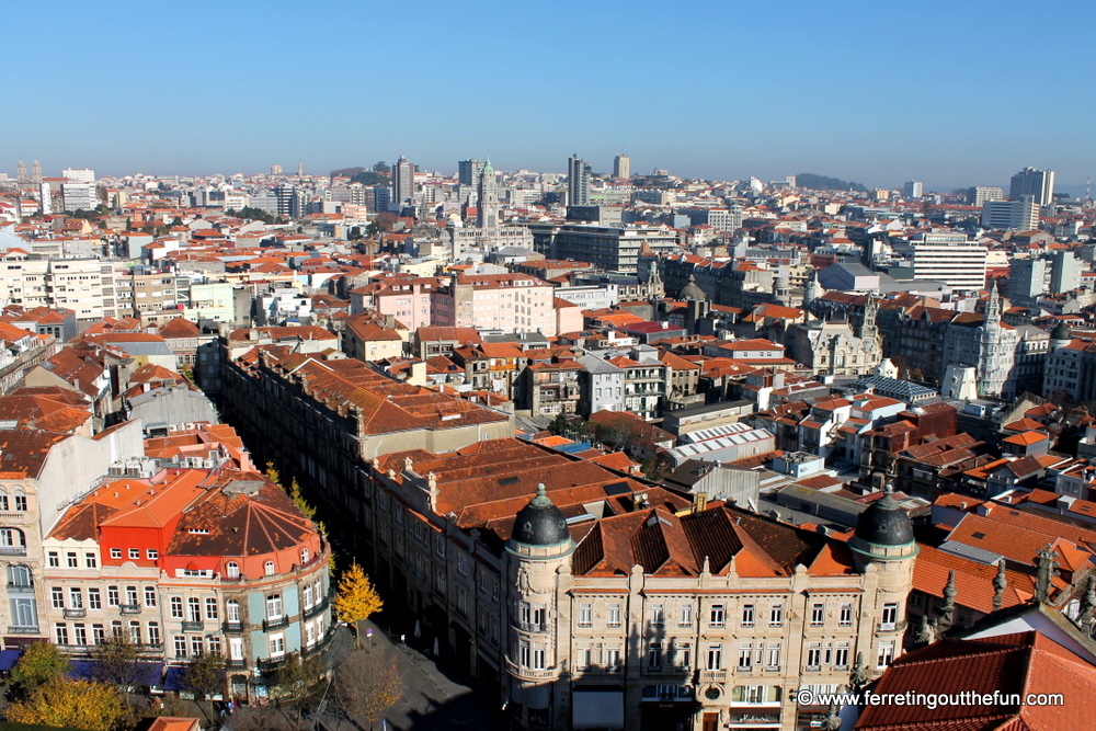 Clerigos Tower view Porto