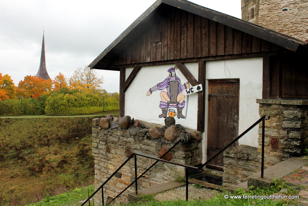 Rakvere Castle toilets