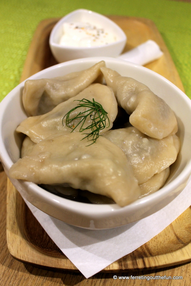 Wild mushroom pelmeenid, or dumplings, in Estonia #estonianfood