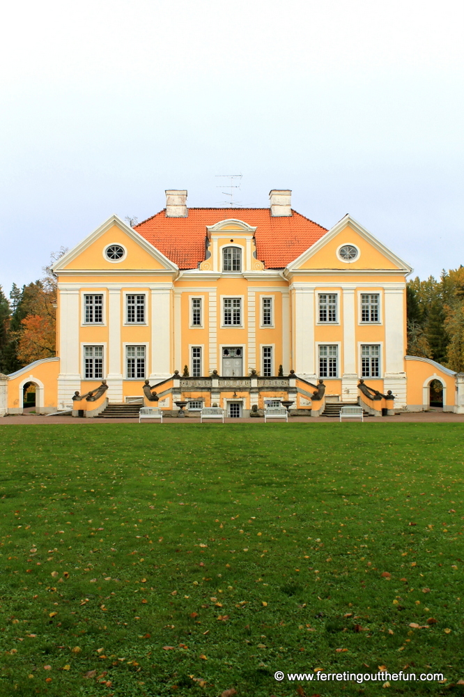 Beautifully restored Palmse Manor in Estonia