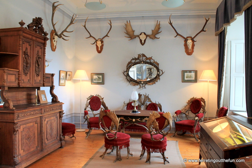 Sagadi Manor hunting trophy room