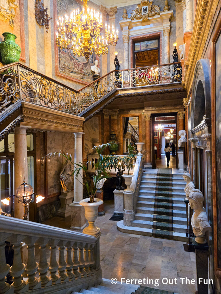 Cerralbo Museum grand entryway Madrid