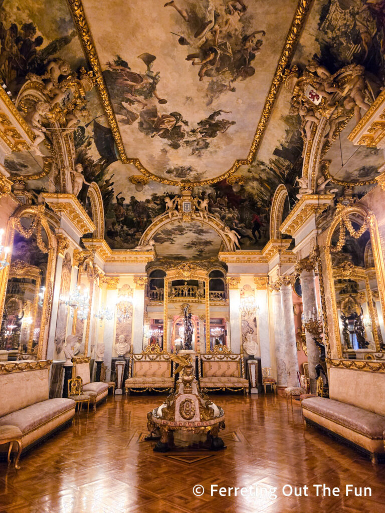 Madrid Cerralbo Museum ballroom