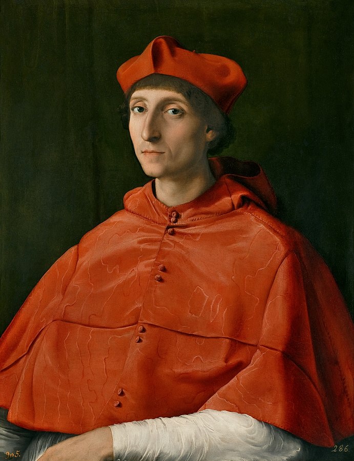Portrait of a Cardinal by Raphael, Museo del Prado, Madrid