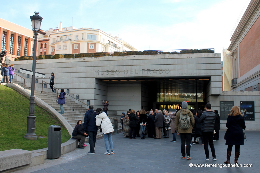 Prado Museum entrance