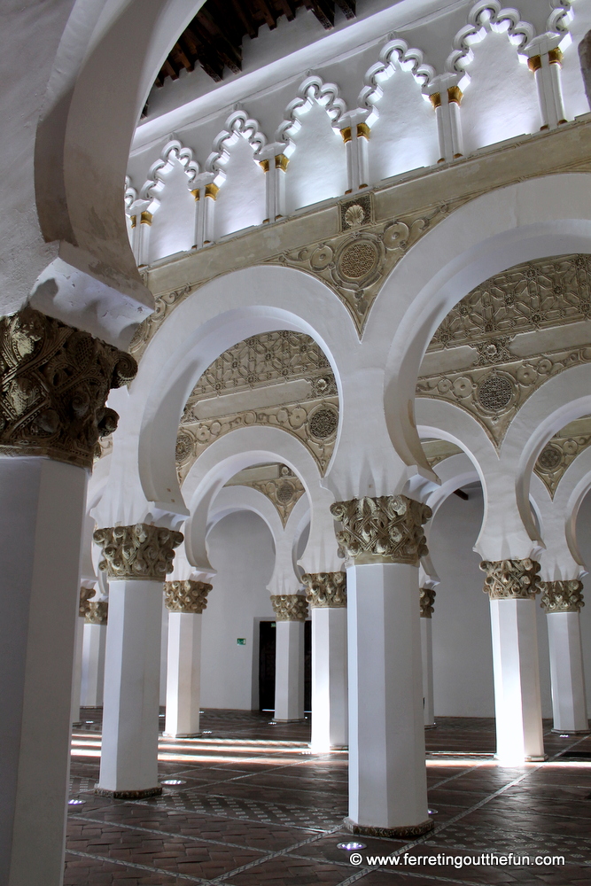 An 11th century synagogue in Toledo, Spain