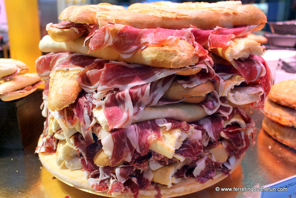 jamon sandwiches