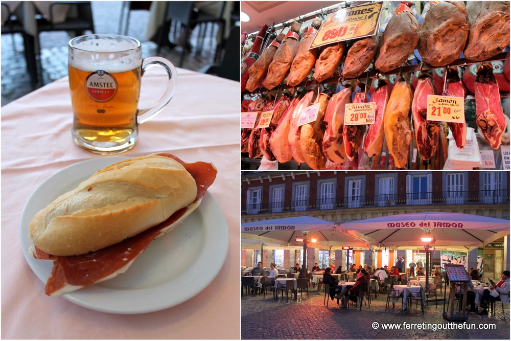 Madrid jamon restaurant