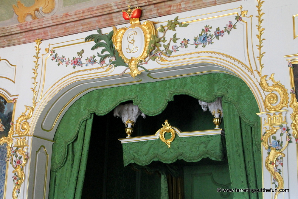 Rundale Palace duke's bedroom