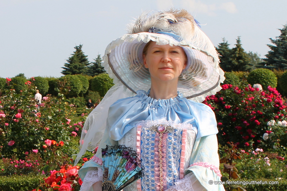 rundale palace rose garden