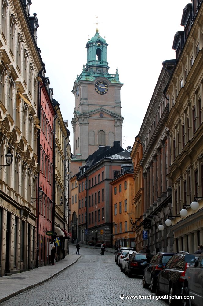 Beautiful old town of Stockholm, Sweden