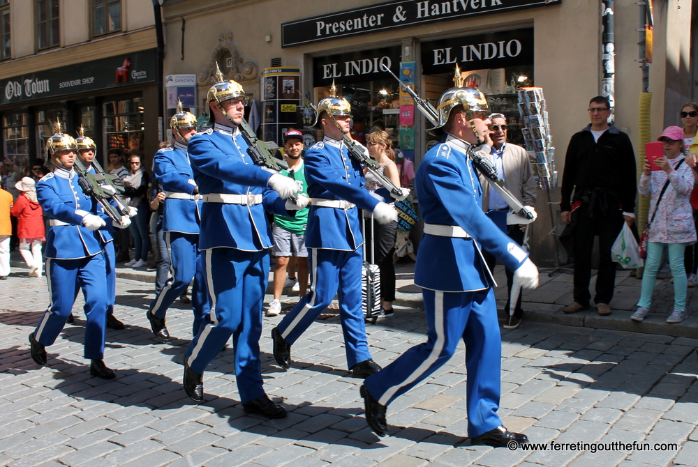 changing of the guard stockholm