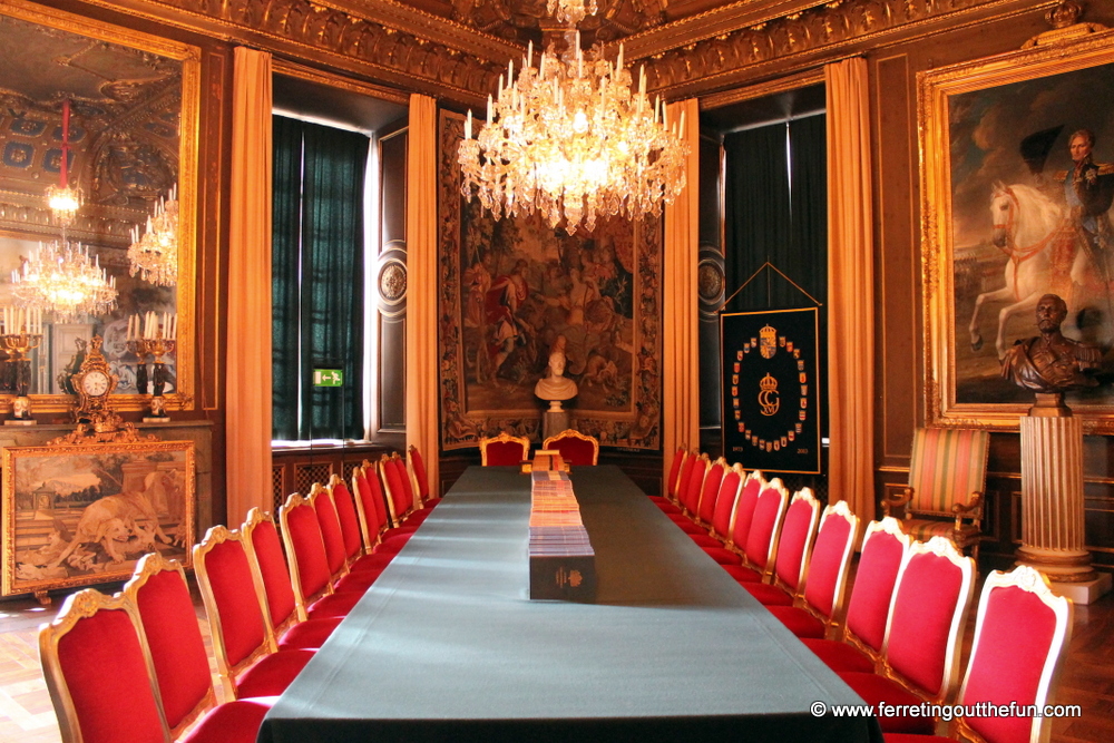 Stockholm royal palace interior