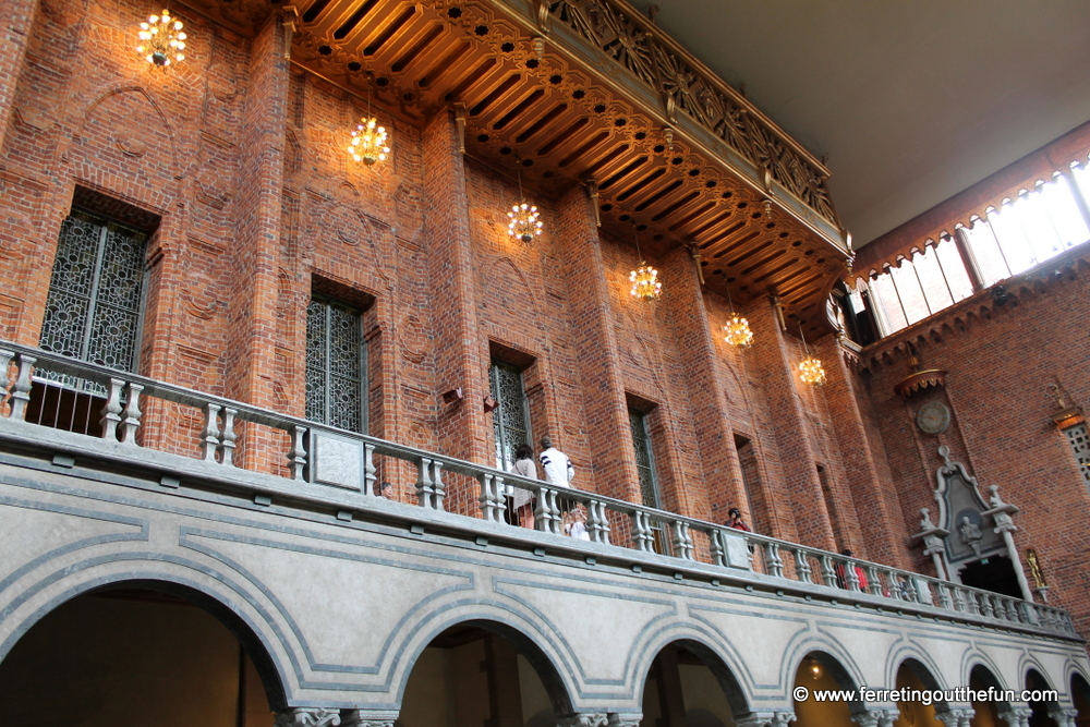 Stockholm city hall interior