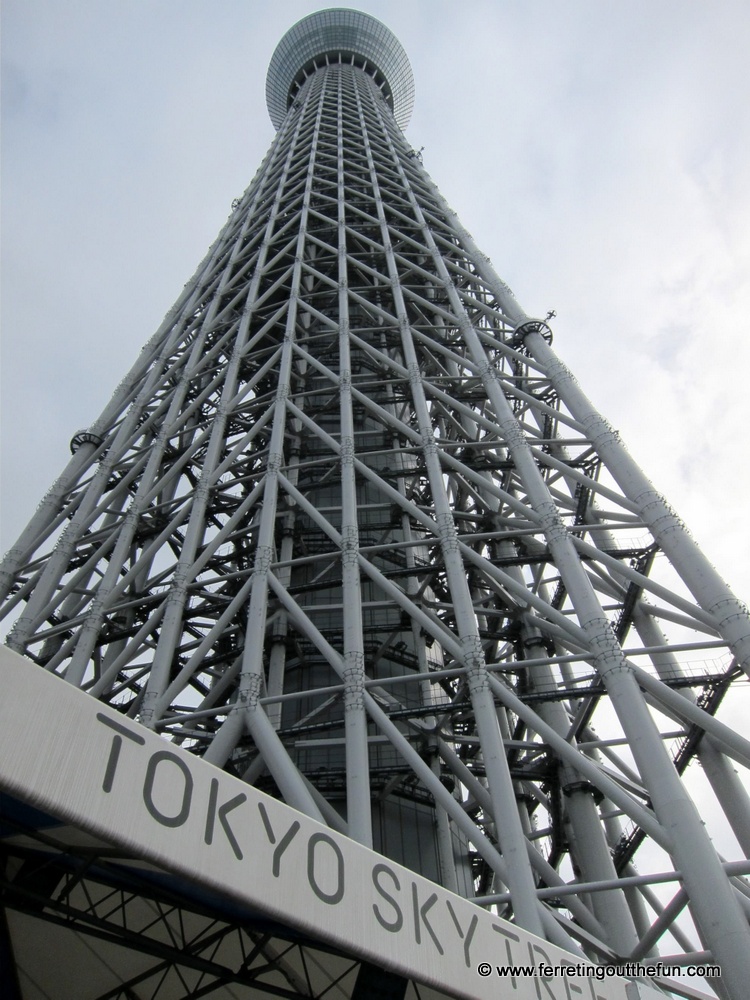 Tokyo Skytree, the tallest broadcasting tower in the world.