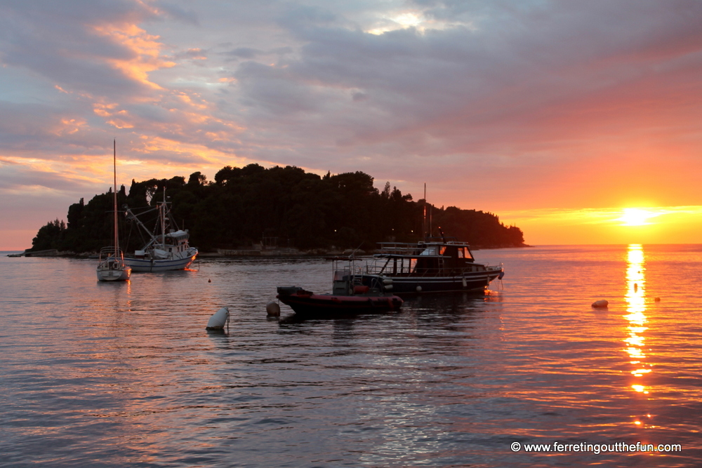 rovinj sunset