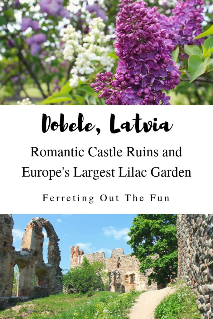 Castle ruins and lilac gardens in #Dobele #Latvia // #traveltips #Baltics