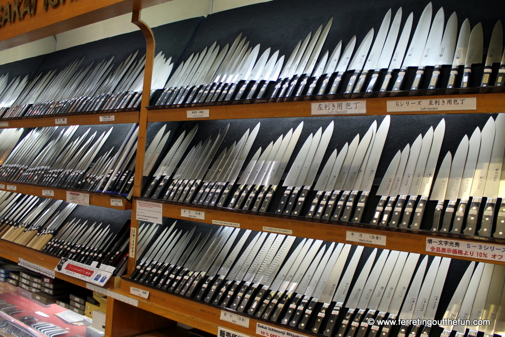 osaka kitchen street knife store