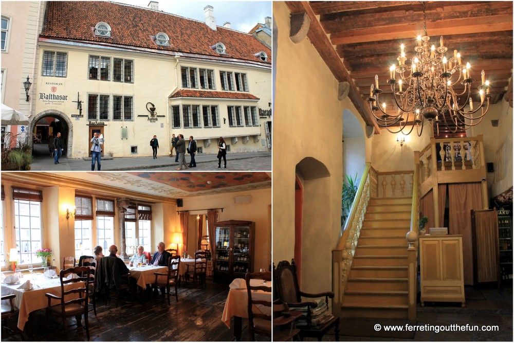 Balthasar restaurant tallinn