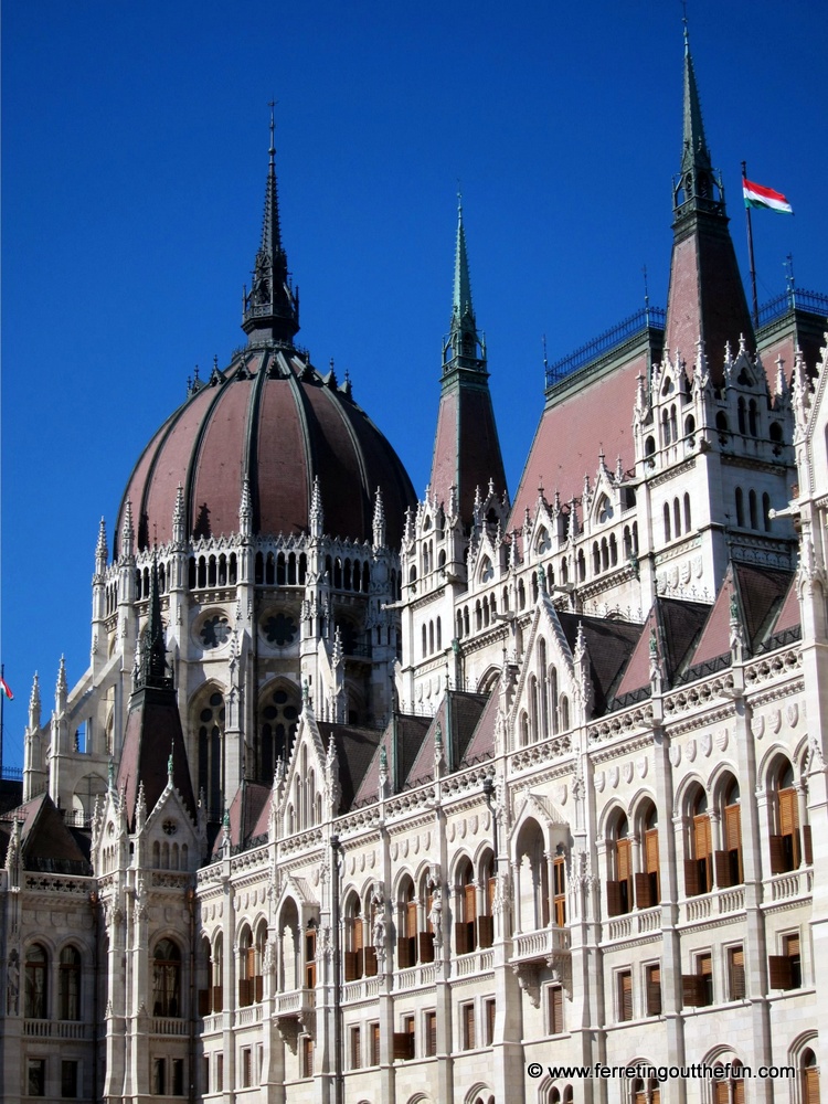 Iconic Hungarian Parliament Building in Budapest