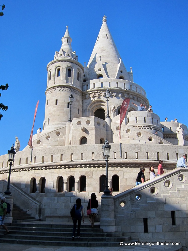 Fisherman's Bastion in Budapest Hungary