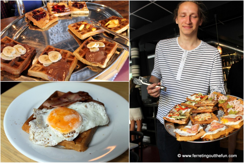 Makonis waffle brunch Riga