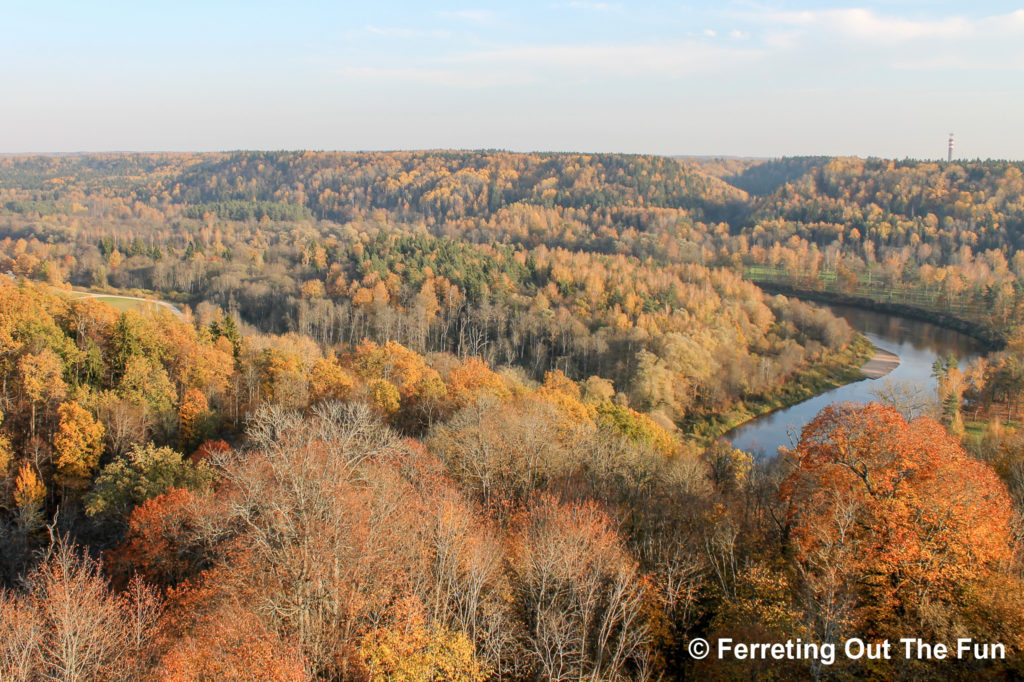 sigulda latvia autumn