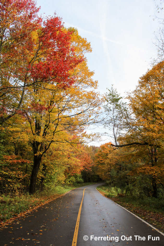 An autumn drive through the Berkshires, Massachusetts