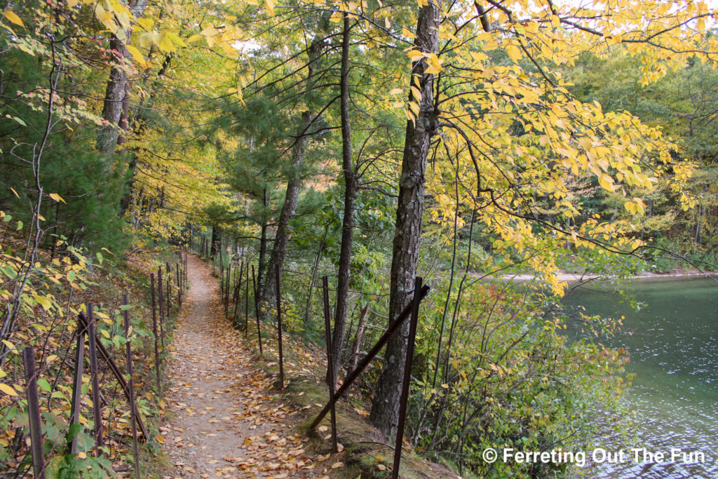 walden pond autumn