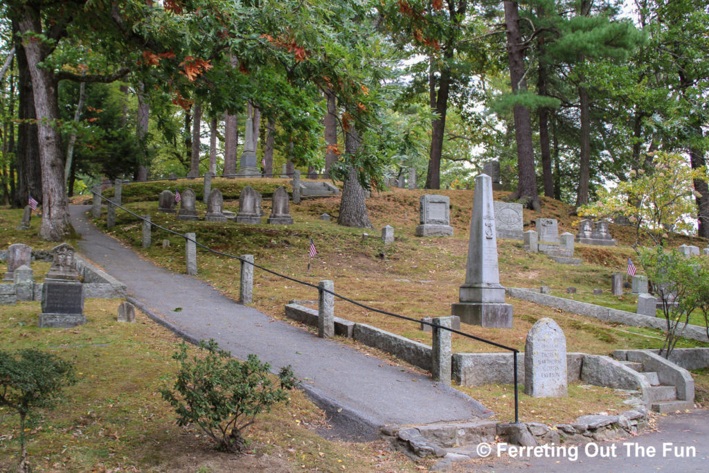 sleepy hollow cemetery author's ridge