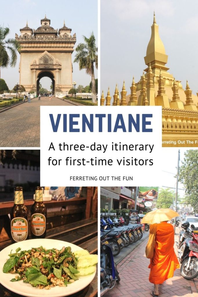 An itinerary for spending three days in Vientiane, Laos // things to do // #traveltips 