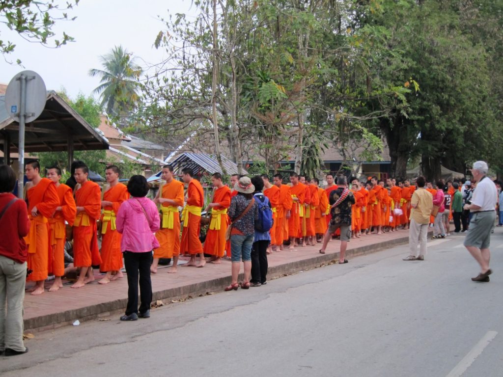 luang prabang alms ceremony