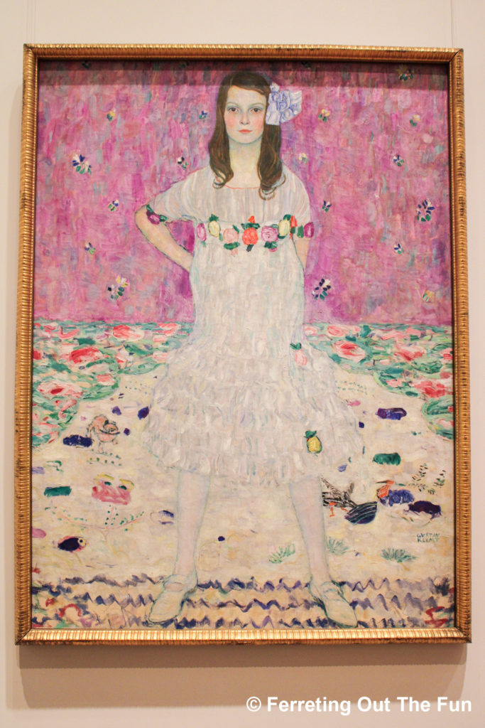 Mäda Primavesi, a painting by Gustav Klimt at the Met Museum in New York