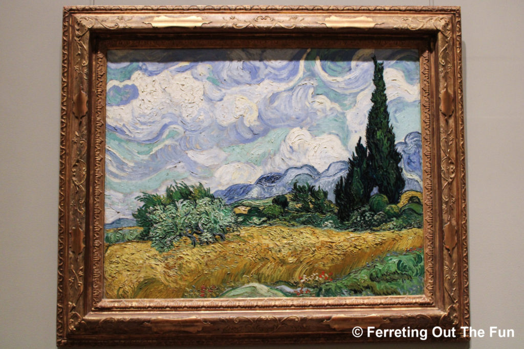 van gogh wheat field