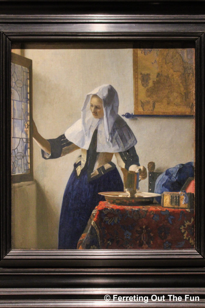 Young Woman with a Water Pitcher by Johannes Vermeer // Metropolitan Museum of Art